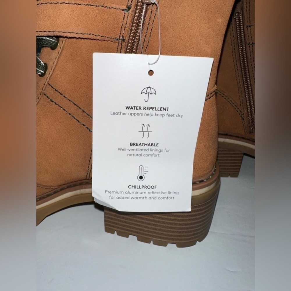 Naturalizer Womens Jac Water Repellent Combat & Lace-up Boots Shoes Size 7.5m - Picture 5 of 8